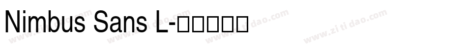 Nimbus Sans L字体转换